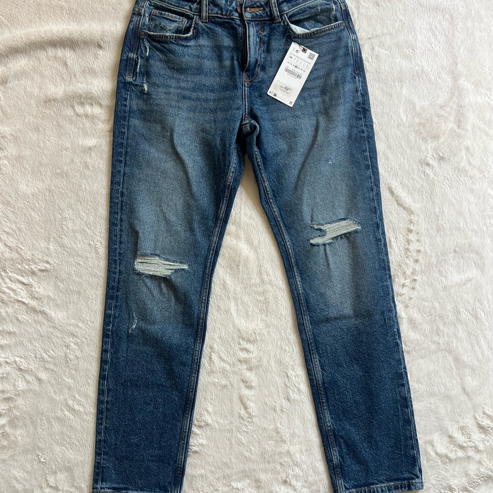 Zara Classic Blue Denim Jeans